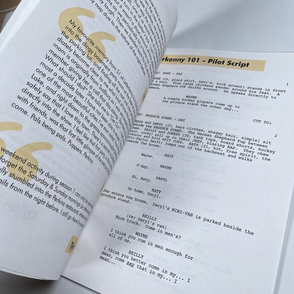 Letterkenny Reproduction Pilot Production Script w/ Facsimile Autographs - Picture 6 of 6